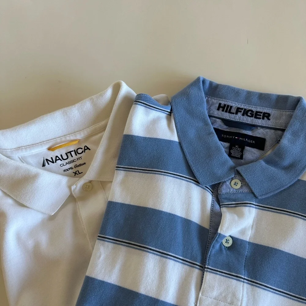 Bundle of Tommy Hilfiger and Nautica Polo Shirt - Picture 2 of 4